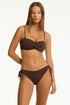 Sea Level Essentials Twist Bandeau Top